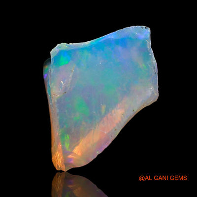 Natural Untreated Fire Opal Loose Gemstone Fancy Rough From Ethiopia 1.00 Cts 10x7x5 mm E-657