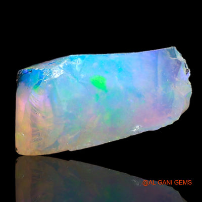 Natural Untreated Fire Opal Loose Gemstone Fancy Rough From Ethiopia 1.00 Cts 10x7x5 mm E-657