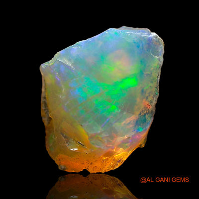 1.00 Cts Natural Ethiopian Fire Opal Fancy Rough Loose Gemstone For Jewelry 9x7x4 mm E-658