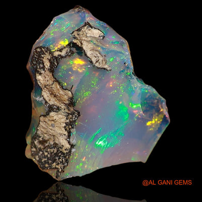 4.00 Cts Unheated Ethiopian Fire Opal Loose Gemstone Fancy Rough Natural 14x11x7 mm E-65