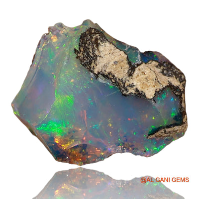 4.00 Cts Unheated Ethiopian Fire Opal Loose Gemstone Fancy Rough Natural 14x11x7 mm E-65