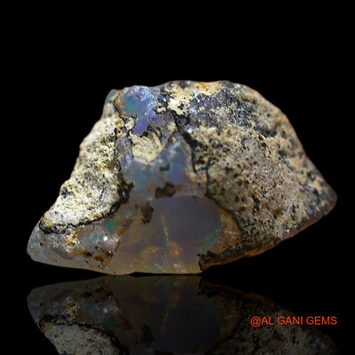 1.00 Cts Natural Ethiopian Fire Opal Fancy Rough Loose Gemstone For Jewelry 11x6x6 mm E-660