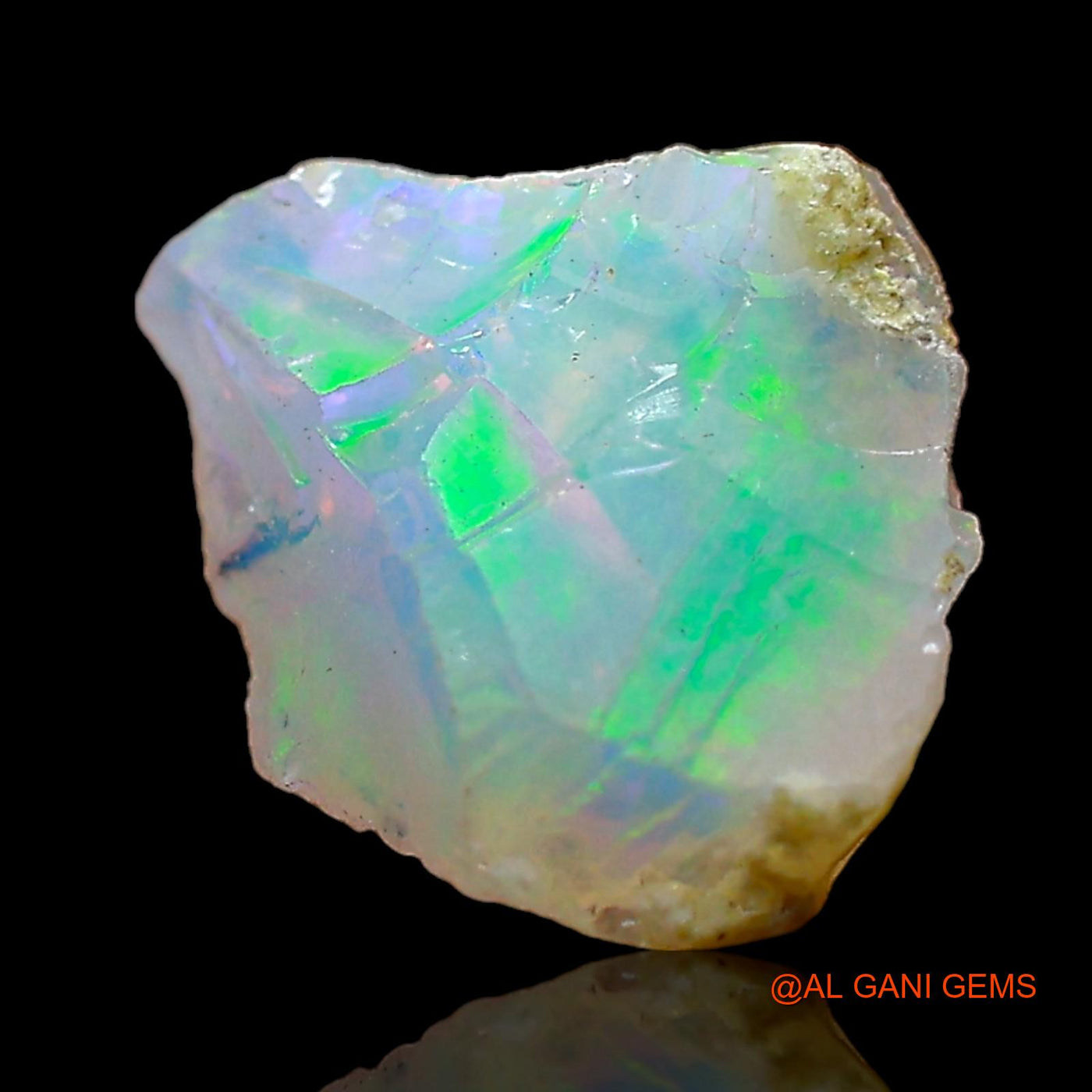 1.00 Cts Unheated Ethiopian Fire Opal Loose Gemstone Fancy Rough Natural 8x7x6 mm E-661