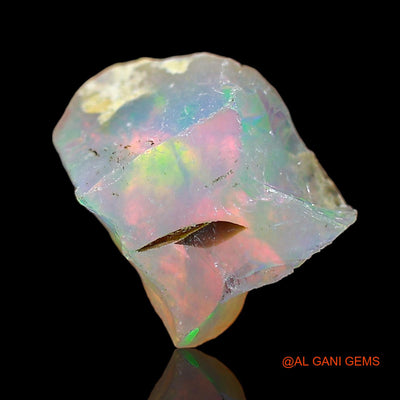 1.00 Cts Unheated Ethiopian Fire Opal Loose Gemstone Fancy Rough Natural 8x7x6 mm E-661