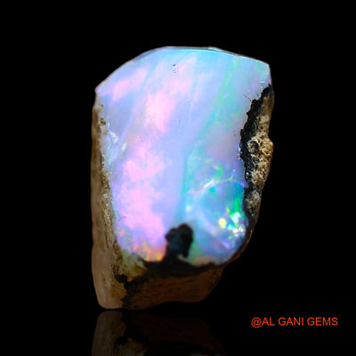 1.00 Cts Natural Ethiopian Fire Opal Fancy Rough Loose Gemstone For Jewelry 8x7x5 mm E-662