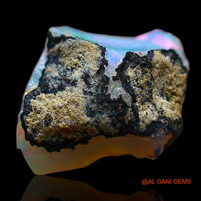 1.00 Cts Natural Ethiopian Fire Opal Fancy Rough Loose Gemstone For Jewelry 8x7x5 mm E-662