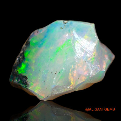 Natural Fire Opal Gemstone 1.00 Cts Loose Fancy Rough From Ethiopia 9x7x5 mm E-664