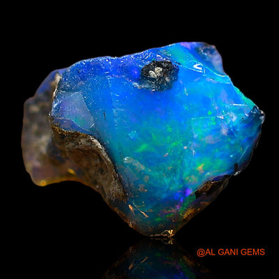 1.00 Cts Natural Ethiopian Fire Opal Loose Gemstone Fancy Rough 11x7x5 mm E-666