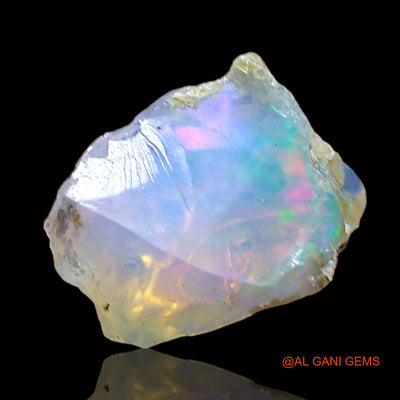 1.00 Cts Natural Ethiopian Fire Opal Loose Gemstone Fancy Rough 10x8x6 mm E-667