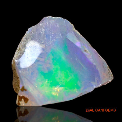 Natural Untreated Fire Opal Loose Gemstone Fancy Rough From Ethiopia 1.00 Cts 8x9x6 mm E-668