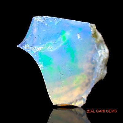 Natural Untreated Fire Opal Loose Gemstone Fancy Rough From Ethiopia 1.00 Cts 8x9x6 mm E-668