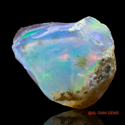 Natural Untreated Fire Opal Loose Gemstone Fancy Rough From Ethiopia 1.00 Cts 8x9x6 mm E-668