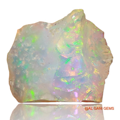2.00 Cts Natural Ethiopian Fire Opal Fancy Rough Loose Gemstone For Jewelry 8x7x6 mm E-66