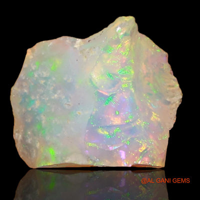 2.00 Cts Natural Ethiopian Fire Opal Fancy Rough Loose Gemstone For Jewelry 8x7x6 mm E-66