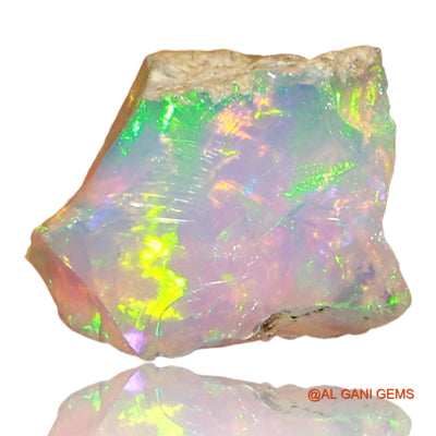 2.00 Cts Natural Ethiopian Fire Opal Fancy Rough Loose Gemstone For Jewelry 8x7x6 mm E-66