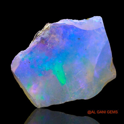 1.00 Cts Natural Ethiopian Fire Opal Loose Gemstone Fancy Rough 8x7x5 mm E-670