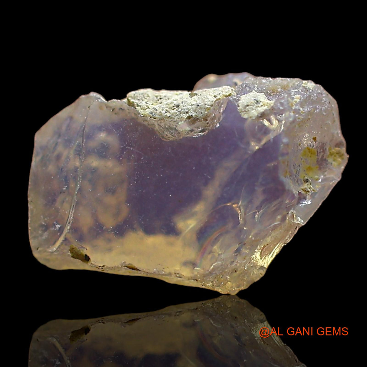 Natural Untreated Fire Opal Loose Gemstone Fancy Rough From Ethiopia 1.00 Cts 9x7x5 mm E-671