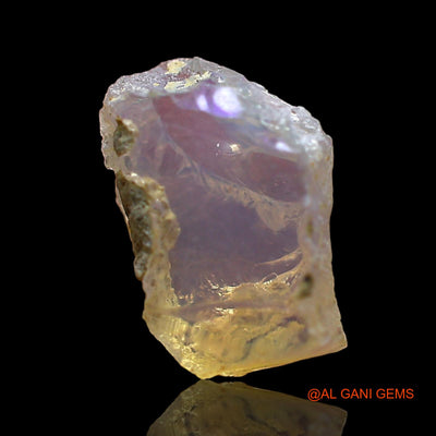 Natural Untreated Fire Opal Loose Gemstone Fancy Rough From Ethiopia 1.00 Cts 9x7x5 mm E-671