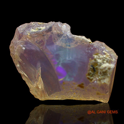 Natural Untreated Fire Opal Loose Gemstone Fancy Rough From Ethiopia 1.00 Cts 9x7x5 mm E-671
