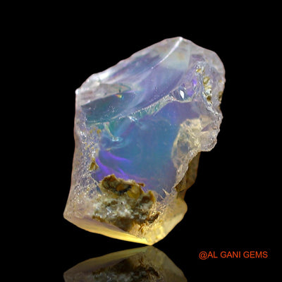Natural Untreated Fire Opal Loose Gemstone Fancy Rough From Ethiopia 1.00 Cts 9x7x5 mm E-671