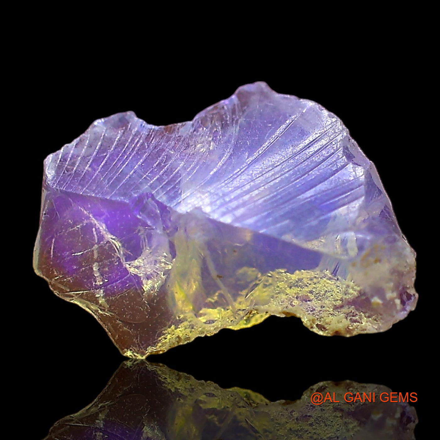 0.80 Cts Natural Ethiopian Fire Opal Loose Gemstone Fancy Rough 10x7x4 mm E-672