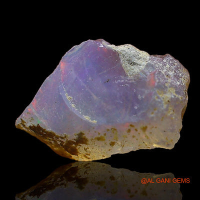 1.00 Cts Natural Ethiopian Fire Opal Loose Gemstone Fancy Rough 10x7x3 mm E-673