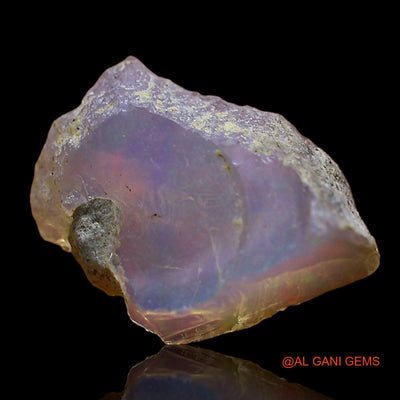 1.00 Cts Natural Ethiopian Fire Opal Loose Gemstone Fancy Rough 10x7x3 mm E-673