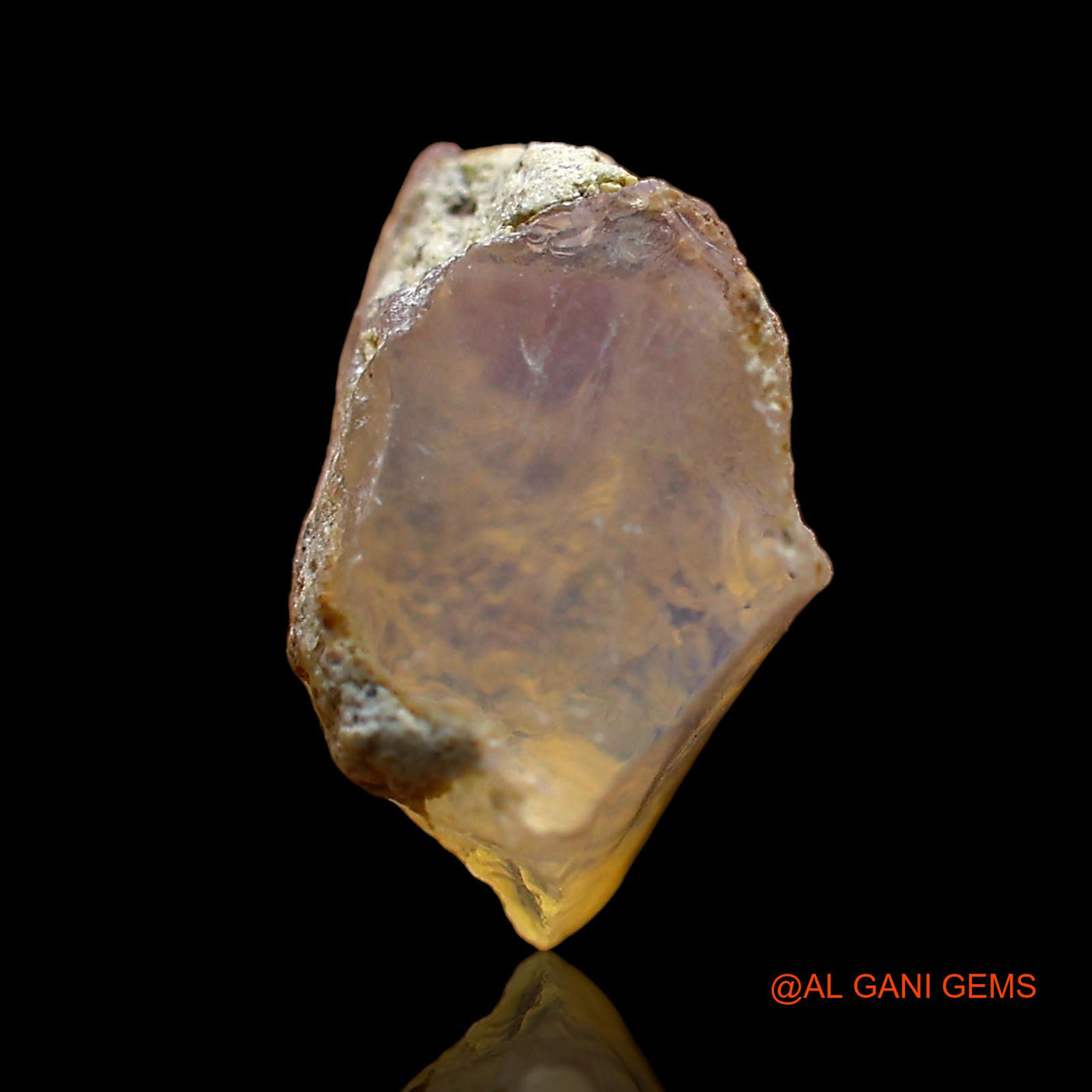 1.00 Cts Unheated Ethiopian Fire Opal Loose Gemstone Fancy Rough Natural 10x6x6 mm E-674