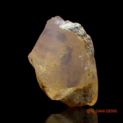 1.00 Cts Unheated Ethiopian Fire Opal Loose Gemstone Fancy Rough Natural 10x6x6 mm E-674