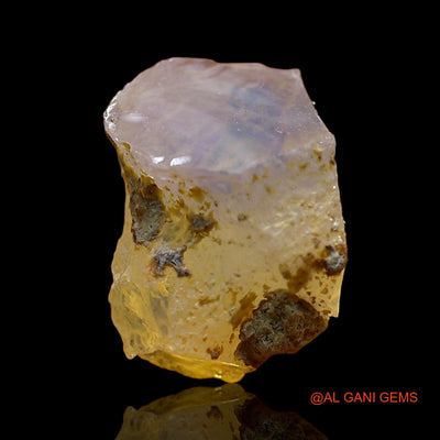1.00 Cts Unheated Ethiopian Fire Opal Loose Gemstone Fancy Rough Natural 10x6x6 mm E-674