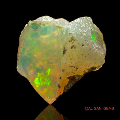 1.00 Cts Natural Ethiopian Fire Opal Fancy Rough Loose Gemstone For Jewelry 9x7x5 mm E-675
