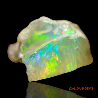 1.00 Cts Natural Ethiopian Fire Opal Fancy Rough Loose Gemstone For Jewelry 9x7x5 mm E-675