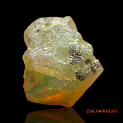 1.00 Cts Natural Ethiopian Fire Opal Fancy Rough Loose Gemstone For Jewelry 9x7x5 mm E-675