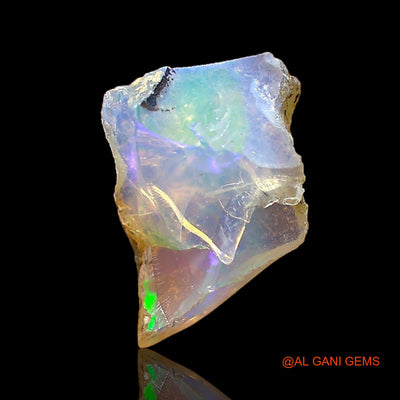 1.00 Cts Natural Ethiopian Fire Opal Loose Gemstone Fancy Rough 11x7x4 mm E-679