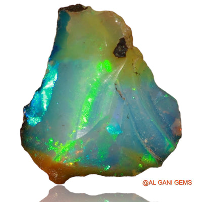 4.00 Cts Natural Ethiopian Fire Opal Loose Gemstone Fancy Rough 14x13x6 mm E-67