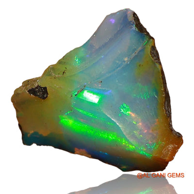 4.00 Cts Natural Ethiopian Fire Opal Loose Gemstone Fancy Rough 14x13x6 mm E-67