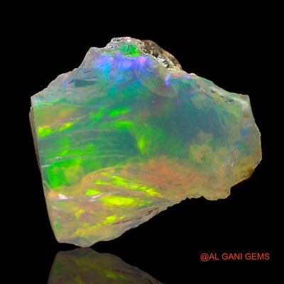 Natural Untreated Fire Opal Loose Gemstone Fancy Rough From Ethiopia 1.00 Cts 8x6x4 mm E-683