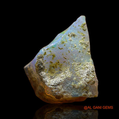 1.00 Cts Natural Ethiopian Fire Opal Fancy Rough Loose Gemstone For Jewelry 8x7x5 mm E-685
