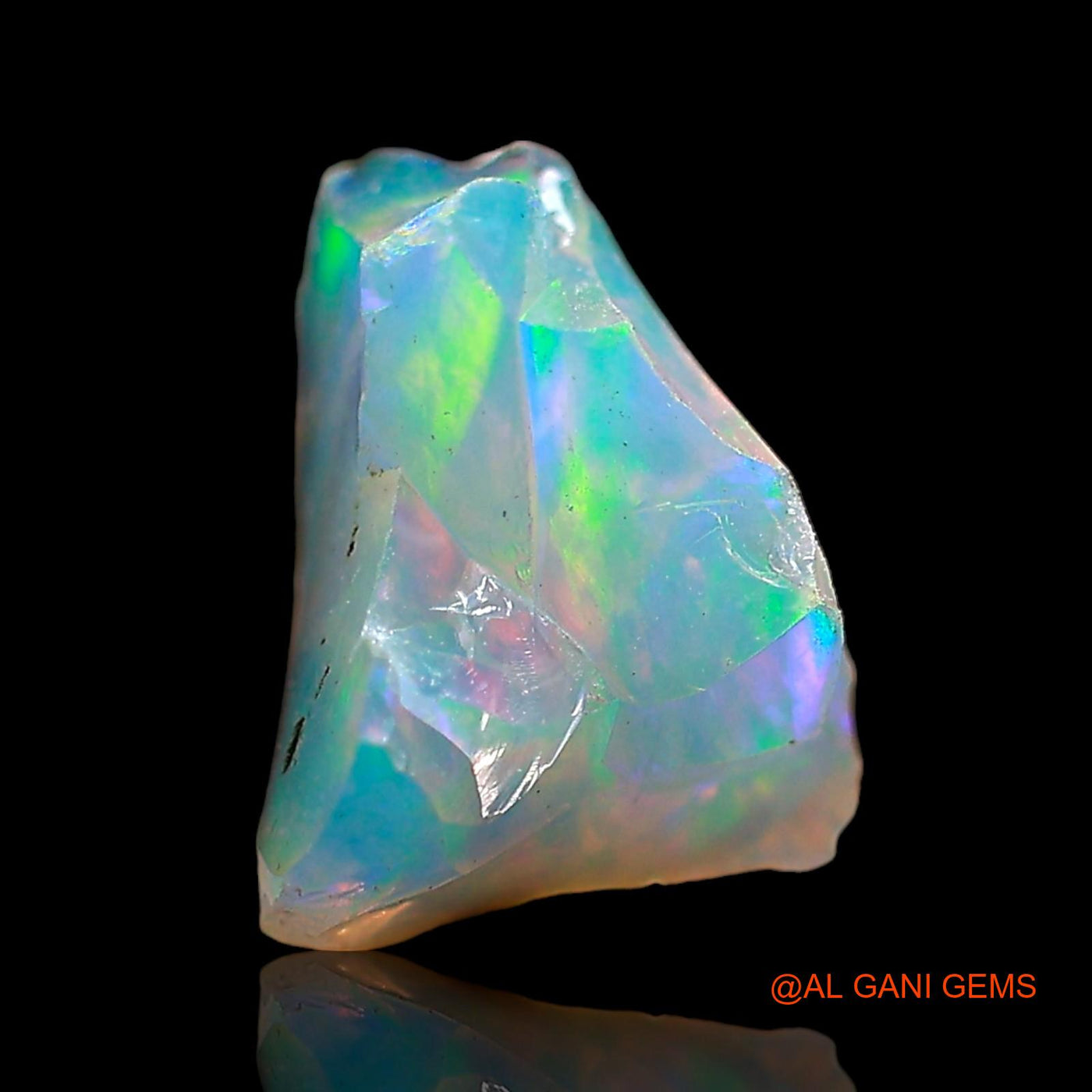 1.00 Cts Natural Ethiopian Fire Opal Fancy Rough Loose Gemstone For Jewelry 8x6x6 mm E-687