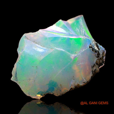 1.00 Cts Natural Ethiopian Fire Opal Fancy Rough Loose Gemstone For Jewelry 8x6x6 mm E-687