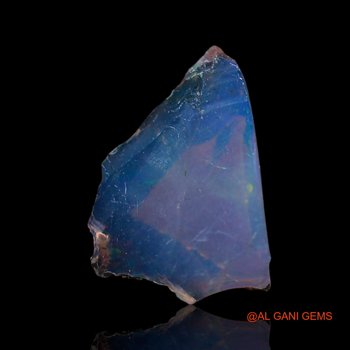 1.00 Cts Natural Ethiopian Fire Opal Loose Gemstone Fancy Rough 9x7x4 mm E-689