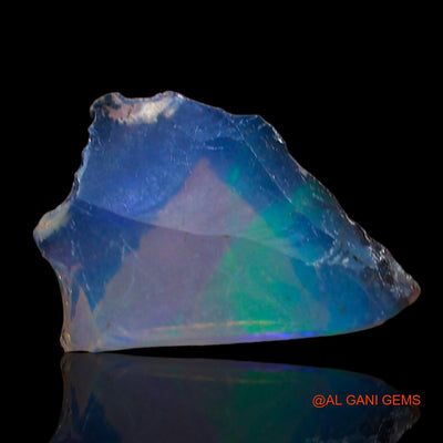 1.00 Cts Natural Ethiopian Fire Opal Loose Gemstone Fancy Rough 9x7x4 mm E-689