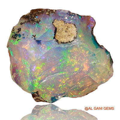 3.00 Cts Natural Ethiopian Fire Opal Loose Gemstone Fancy Rough 13x12x5 mm E-68