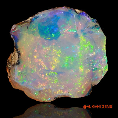 3.00 Cts Natural Ethiopian Fire Opal Loose Gemstone Fancy Rough 13x12x5 mm E-68