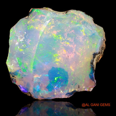 3.00 Cts Natural Ethiopian Fire Opal Loose Gemstone Fancy Rough 13x12x5 mm E-68