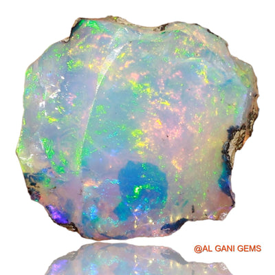 3.00 Cts Natural Ethiopian Fire Opal Loose Gemstone Fancy Rough 13x12x5 mm E-68