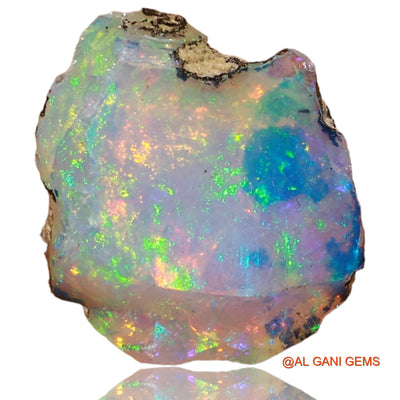 3.00 Cts Natural Ethiopian Fire Opal Loose Gemstone Fancy Rough 13x12x5 mm E-68