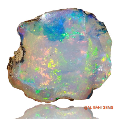 3.00 Cts Natural Ethiopian Fire Opal Loose Gemstone Fancy Rough 13x12x5 mm E-68