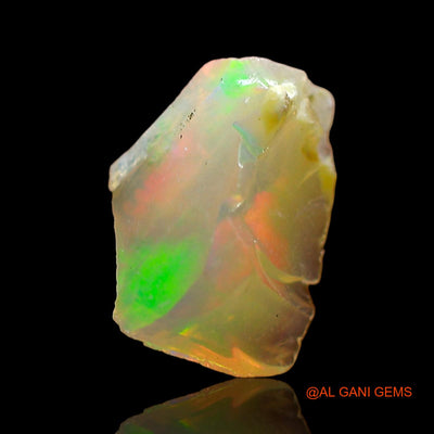Natural Untreated Fire Opal Loose Gemstone Fancy Rough From Ethiopia 0.80 Cts 8x5x4 mm E-690