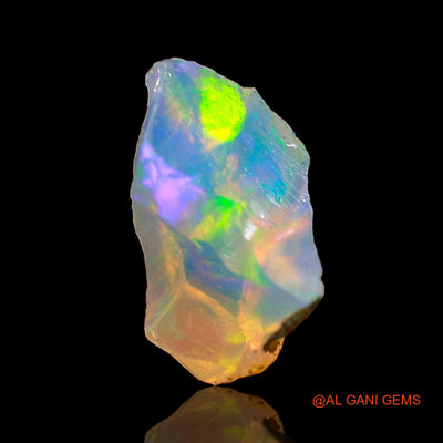 0.60 Cts Unheated Ethiopian Fire Opal Loose Gemstone Fancy Rough Natural 9x5x5 mm E-692